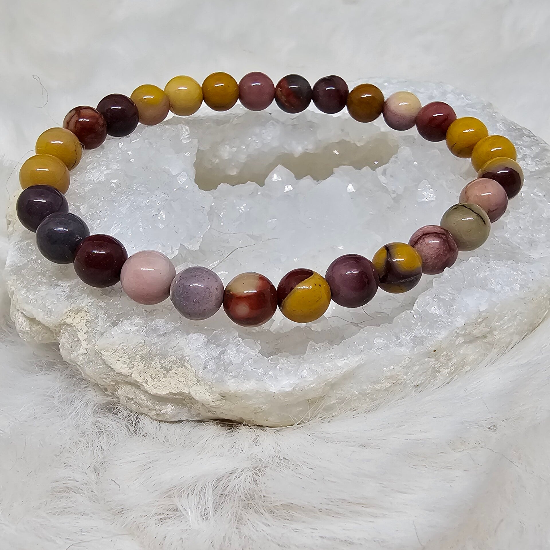 Bracelet Mookaïte 6mm