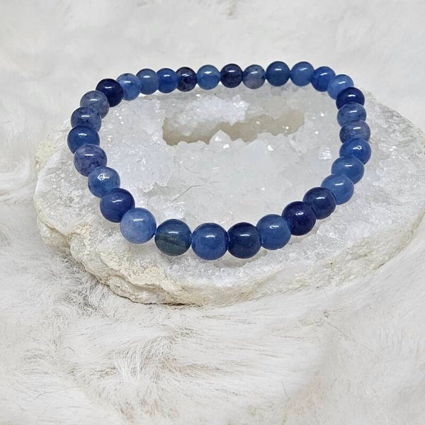 Bracelet Aventurine Bleue 6mm