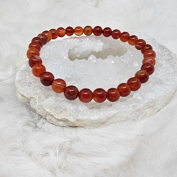 Bracelet Cornaline 6mm