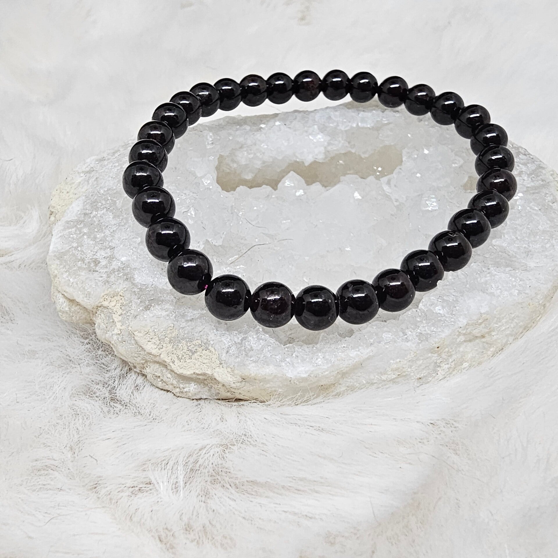 Bracelet Grenat 6mm