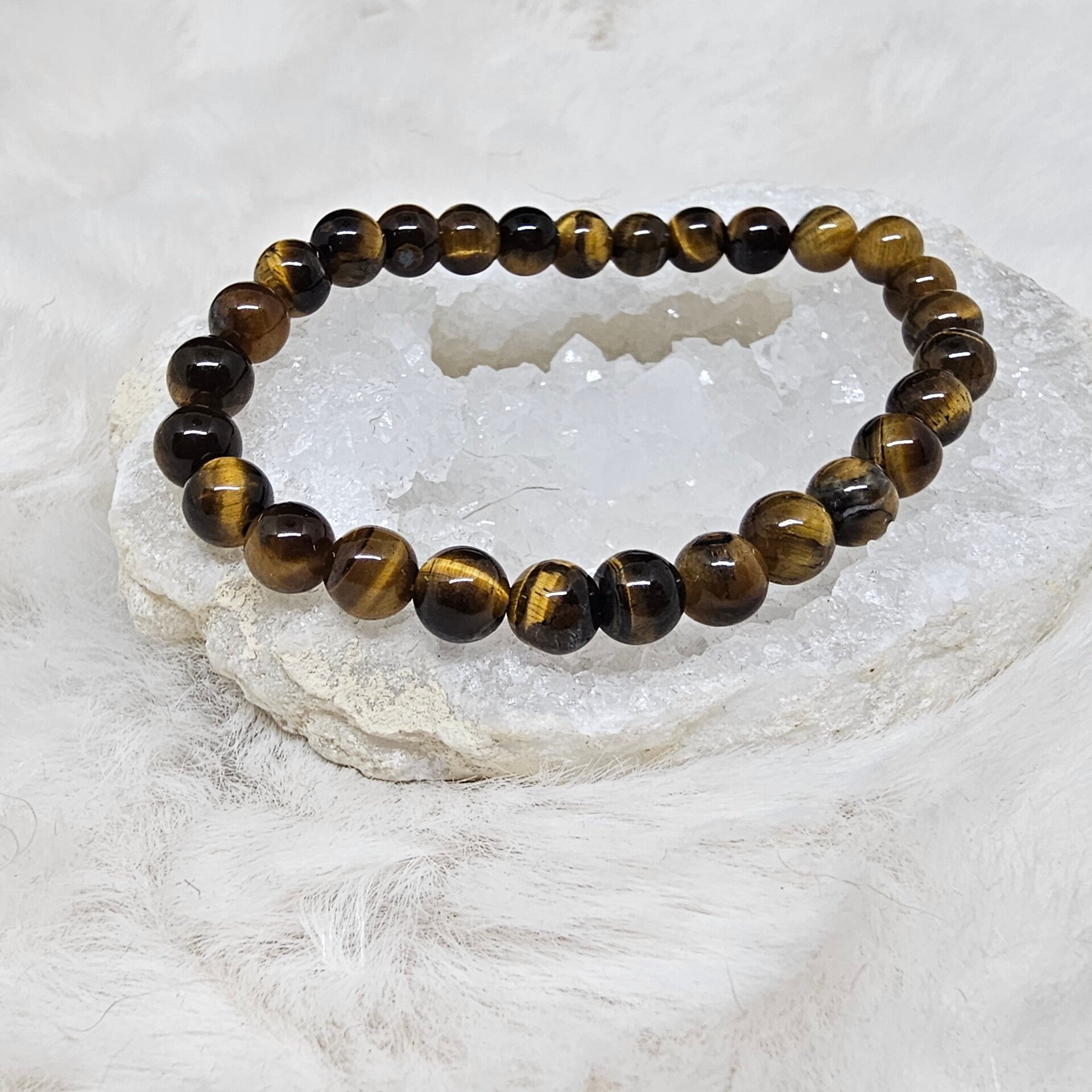 Bracelet Œil de Tigre 6mm