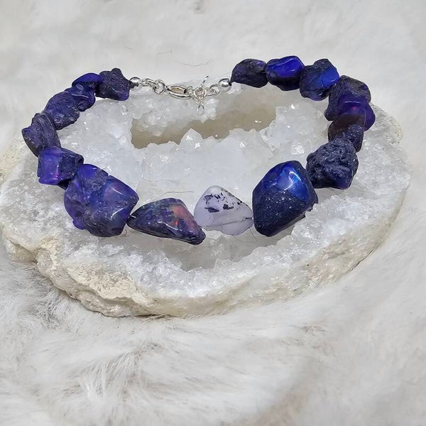 Bracelet Opale Violette argent 925