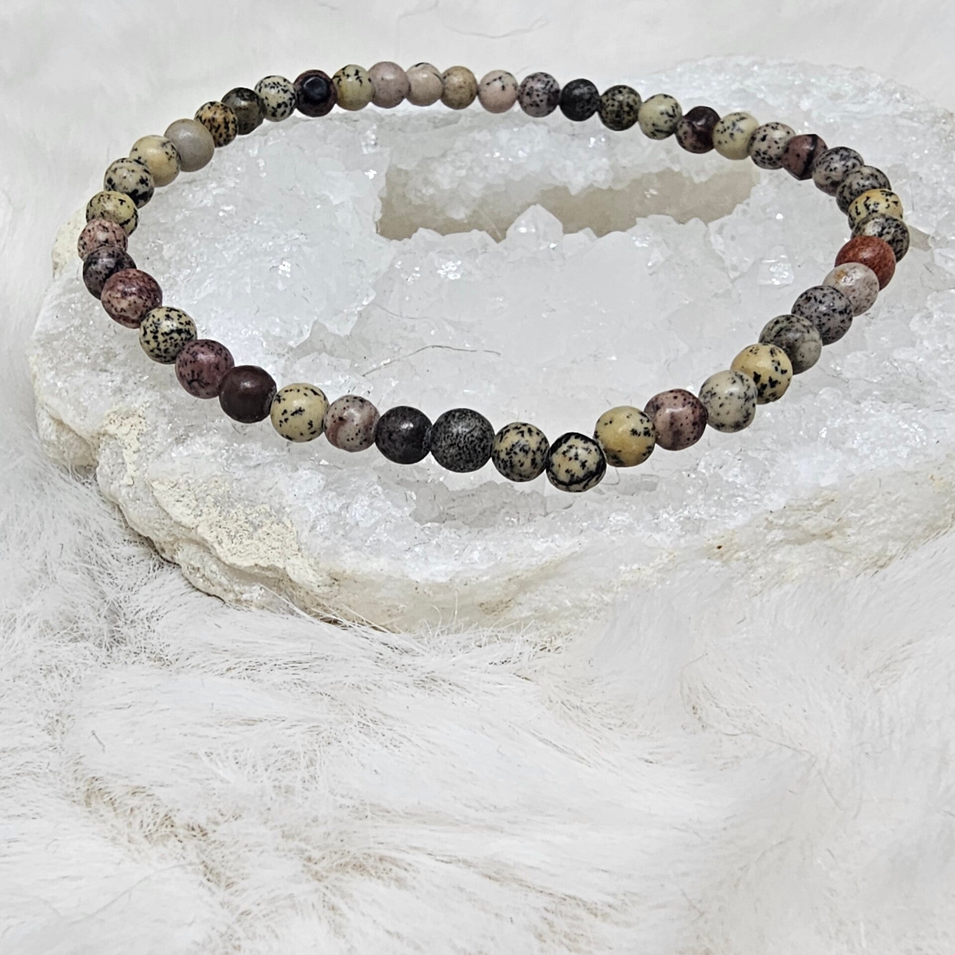 Bracelet Jaspe Paysage 4mm