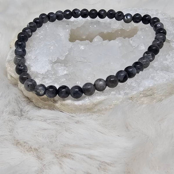 Bracelet Larvikite 4mm