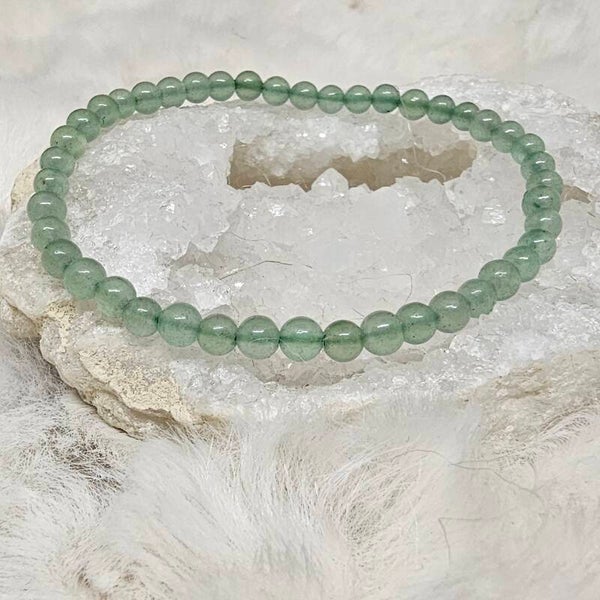 Bracelet Aventurine Verte 4mm