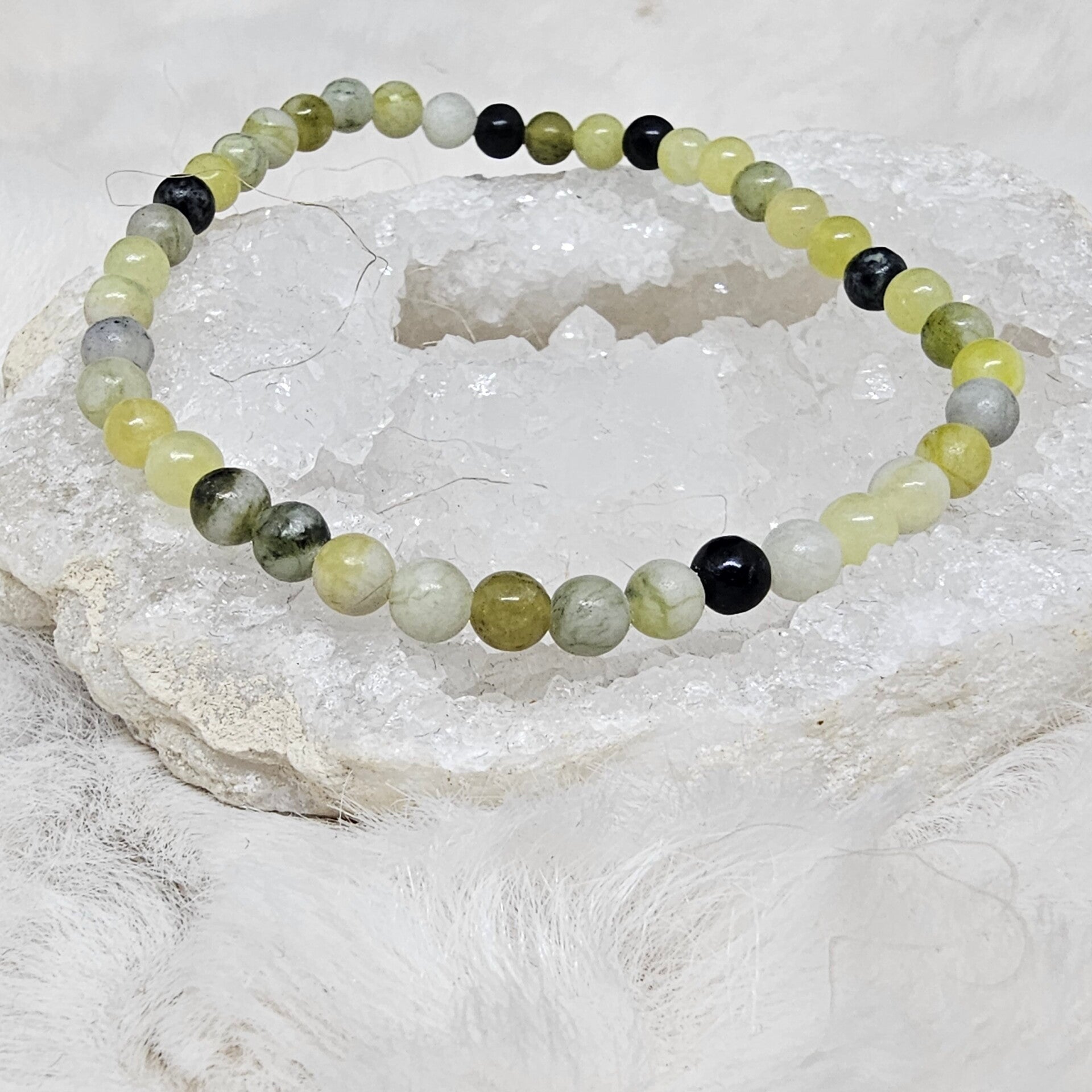 Bracelet Jade 4mm