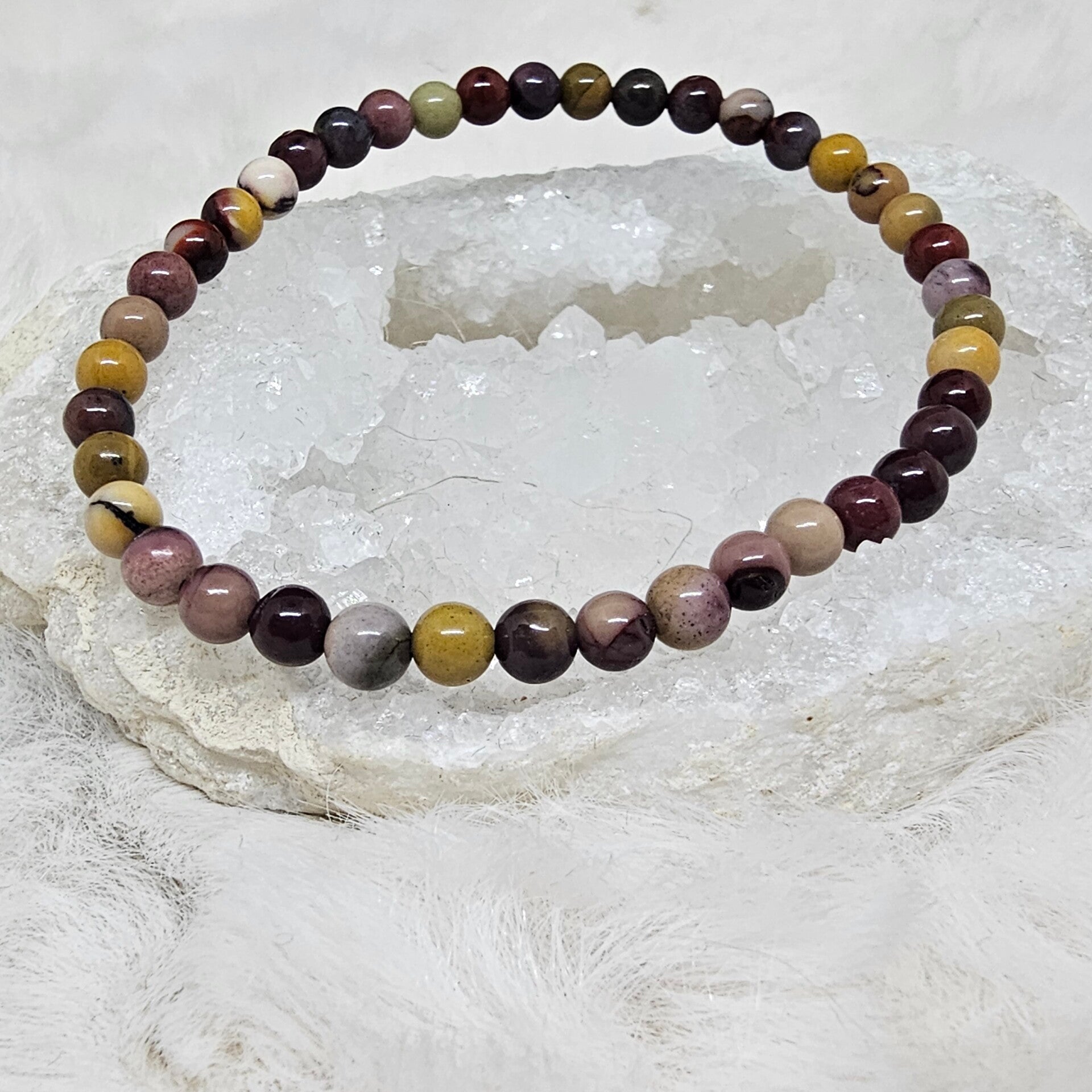 Bracelet Mookaïte 4mm