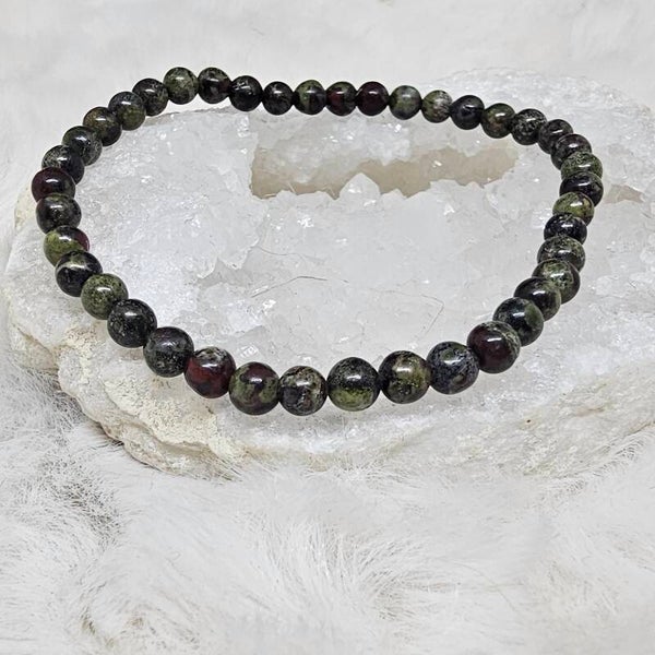 Bracelet Jaspe Sang de Dragon 4mm