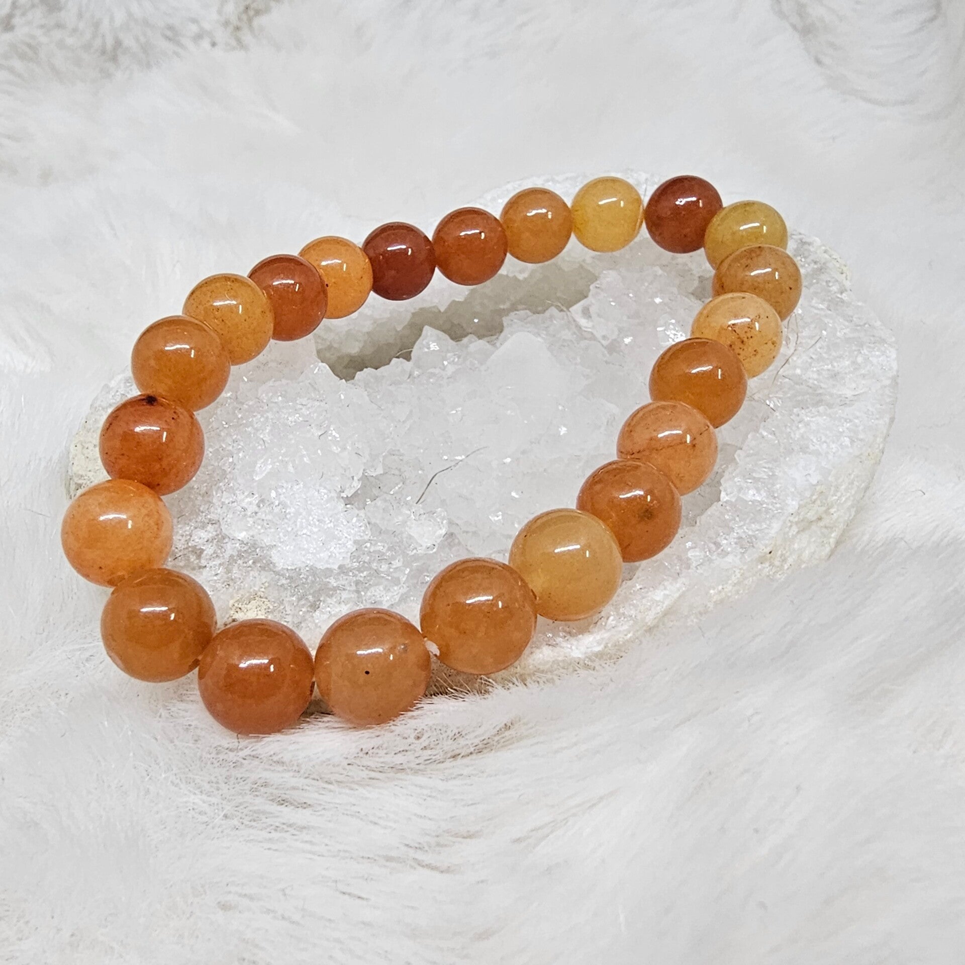 Bracelet Aventurine Rouge 8mm