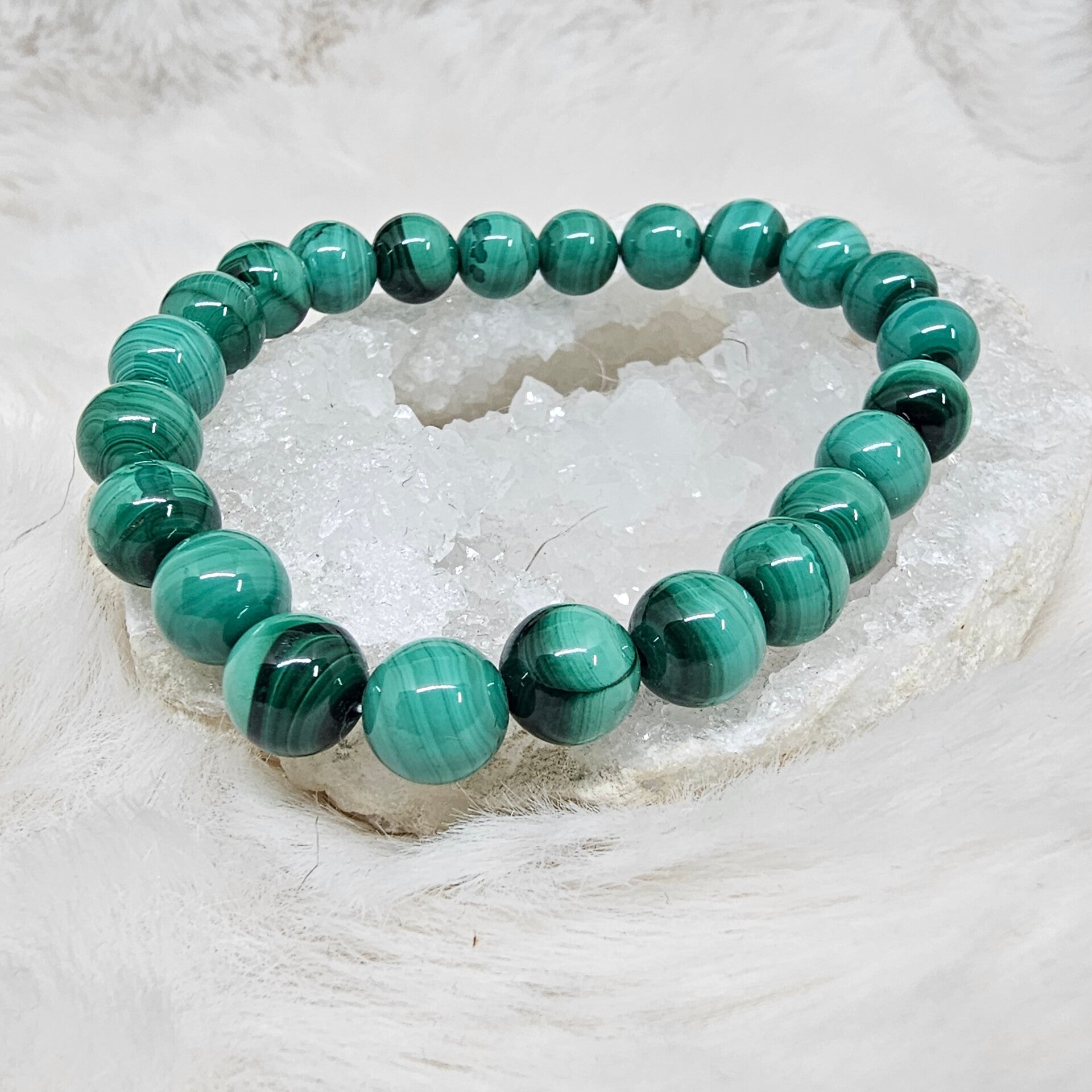 Bracelet Malachite 8mm