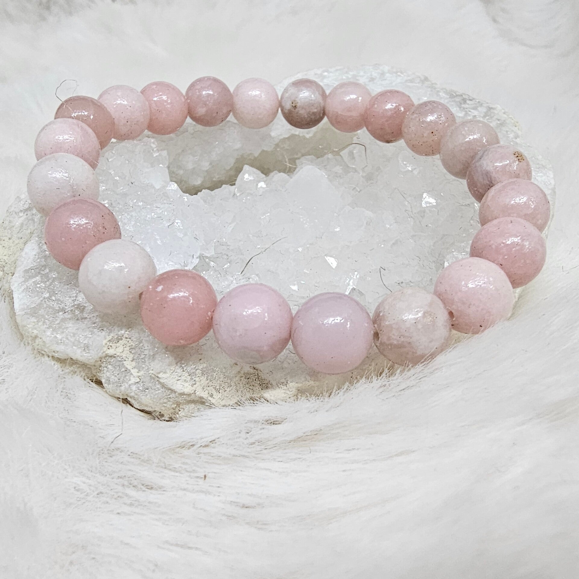 Bracelet Manganocalcite 8mm
