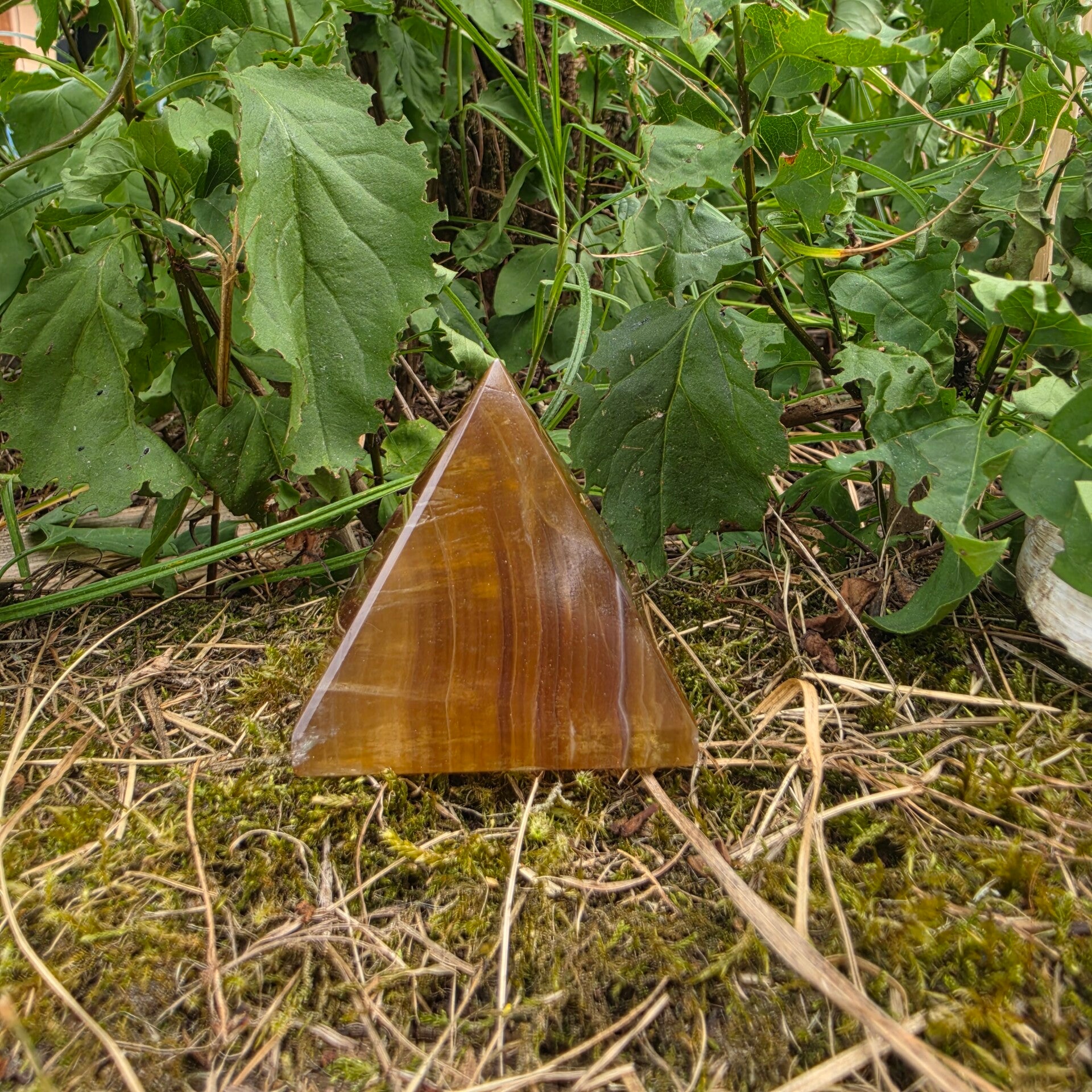 Pyramide Fluorite Miel