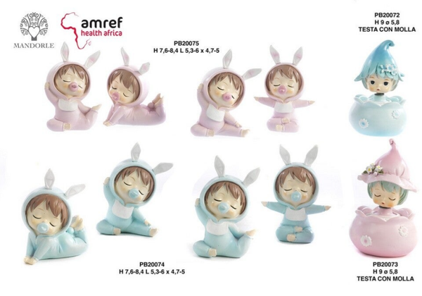 bimbi coniglietti pastello