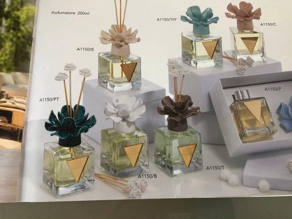 Profumatori con fiore di Capodimonte