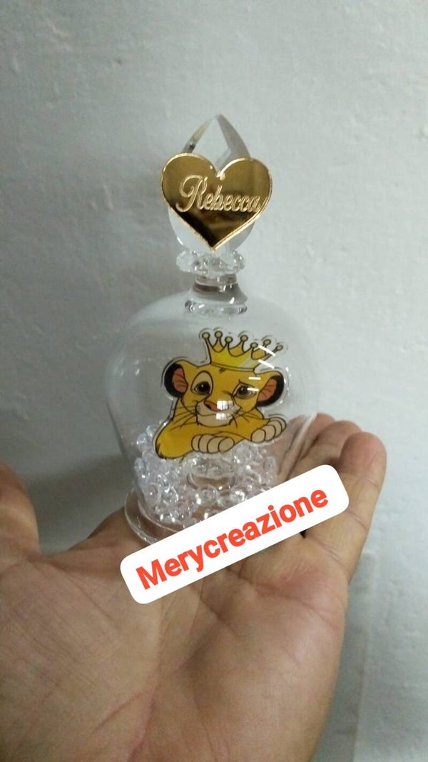 Campana re e leone personalizzata