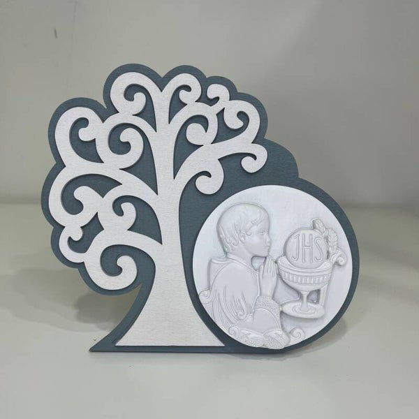 Albero con oggettino in gesso (comunione)