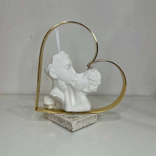 Profumatore A Cuore Con Sposini Centrali (New Colletion)