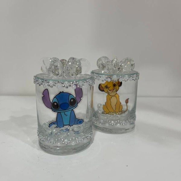 “ Bicchiere” Disney (In vetro/Personalizzabile)