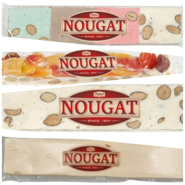 4 voor 10,- Nougatrepen