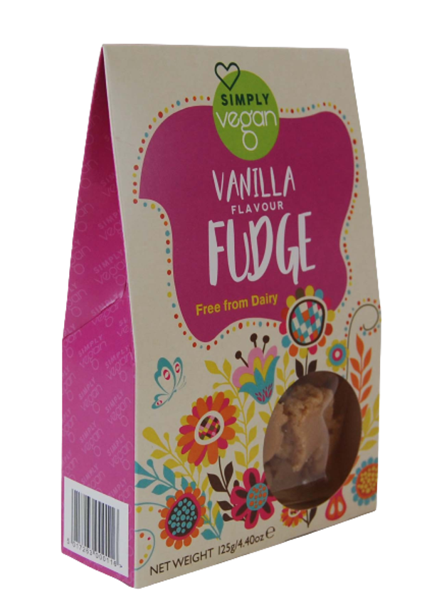 Vegan Vanilla Fudge, 125g gift box