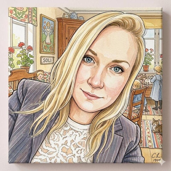 An example of one of my paintings!