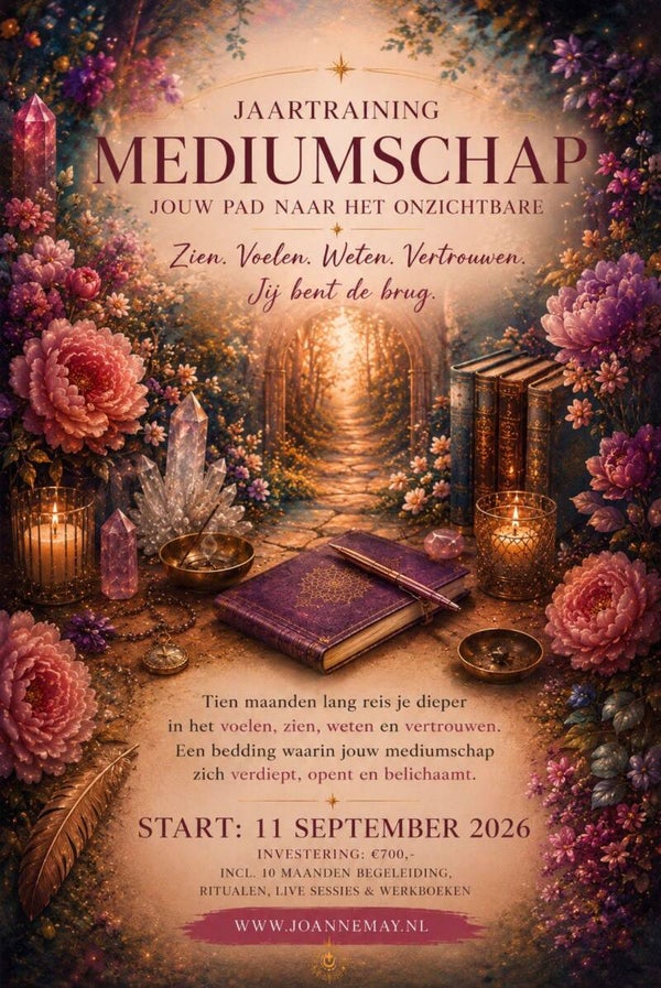 Start Jaaropleiding Mediumschap | 11 September 2026 | 19.30 - 22.00