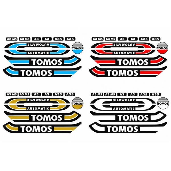 Stickerset Tomos a25/ a35/ a3