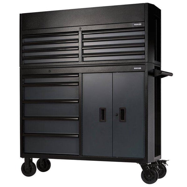 BUNKER Gereedschapswagen met topkoffer, 131cm