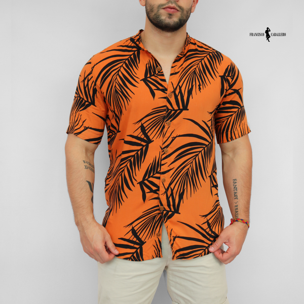 CAMISA NARAJA DE PALMAS 🔥