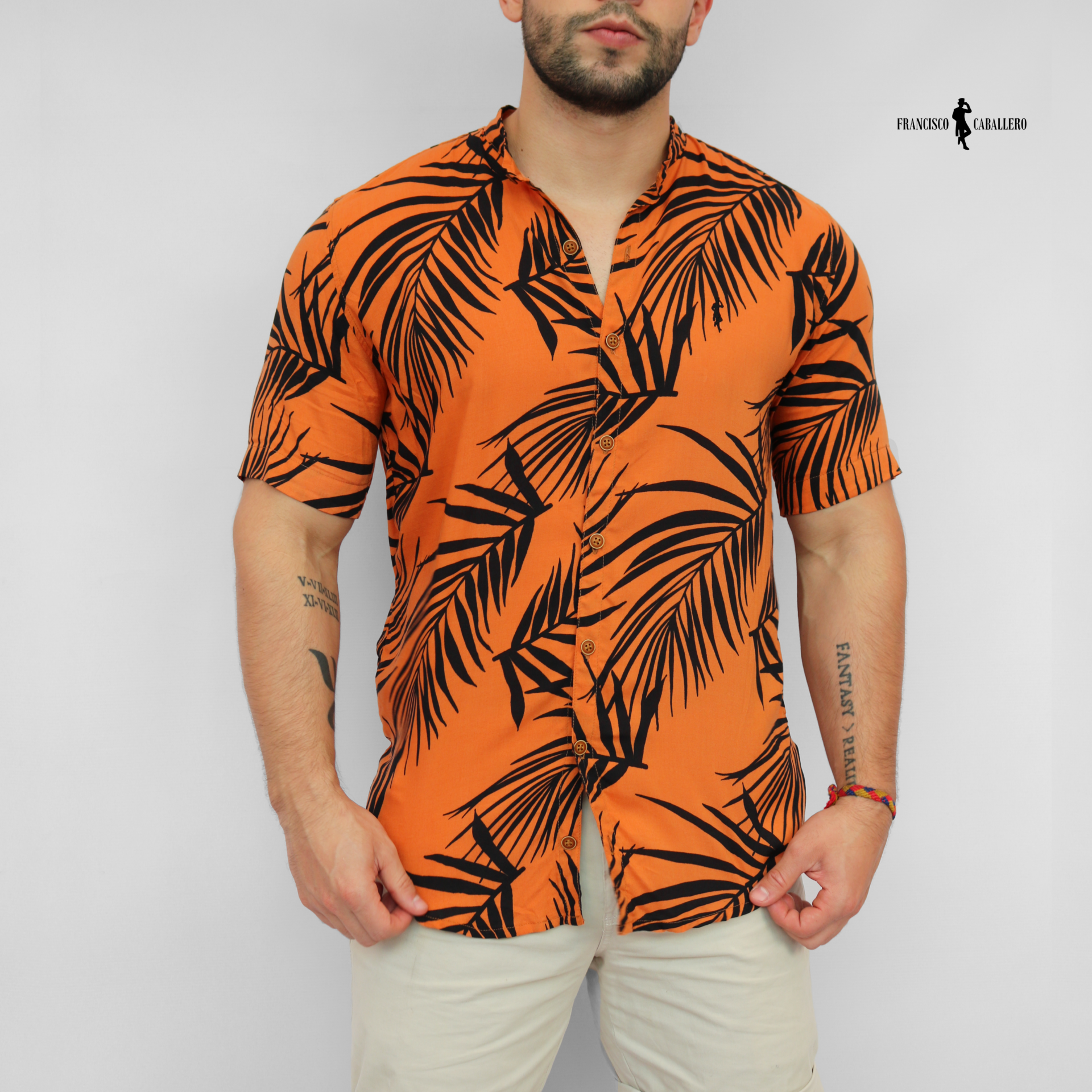 CAMISA NARAJA DE PALMAS 🔥