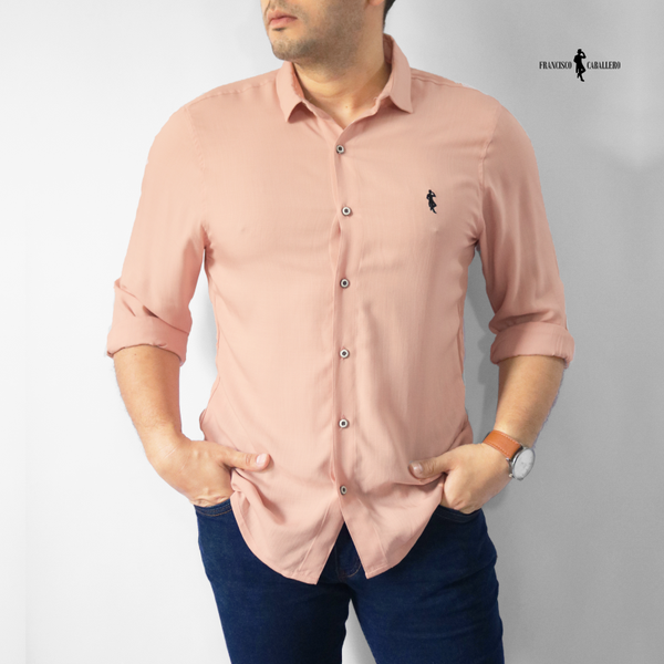 CAMISA ROSADA MANGA LARGA