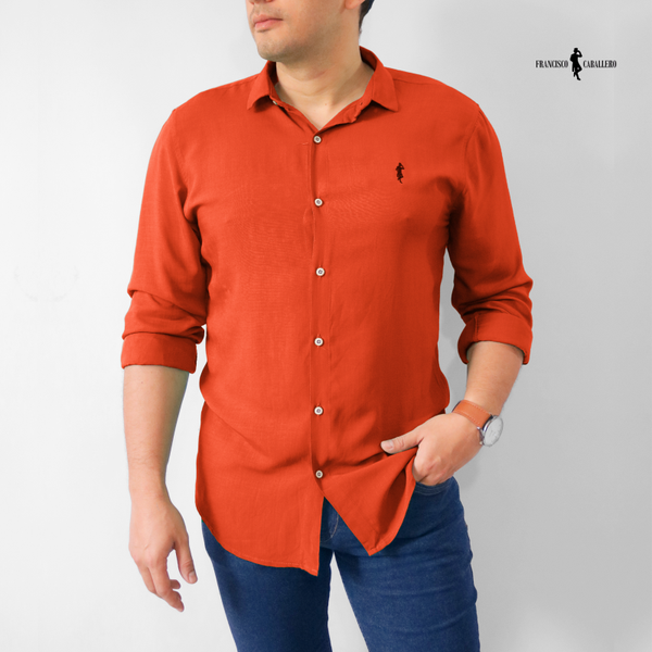 CAMISA TERRACOTA MANGA LARGA