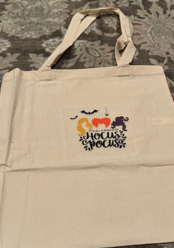 “It’s Just a Bunch of Hocus Pocus” Canvas Tote Bag