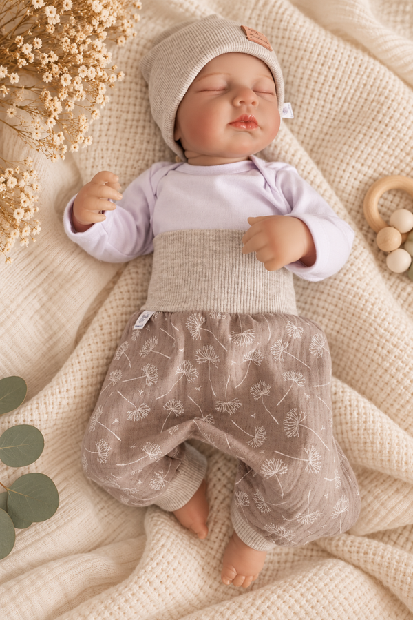 Musselin Babypumphose, Sommerhose Baby, Leichte Musselin-Babyhose