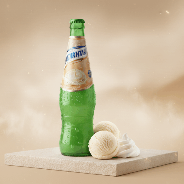Lemoniada gruzińska Natakhtari bezalkoholowa o smaku krem-soda 0,5l.