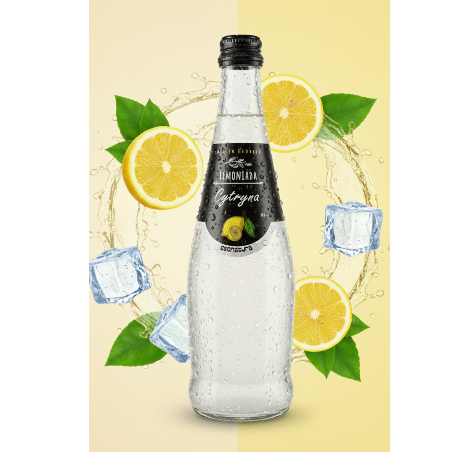 Gruzińskie lemoniady GeoNatura, szkło 0,5l.