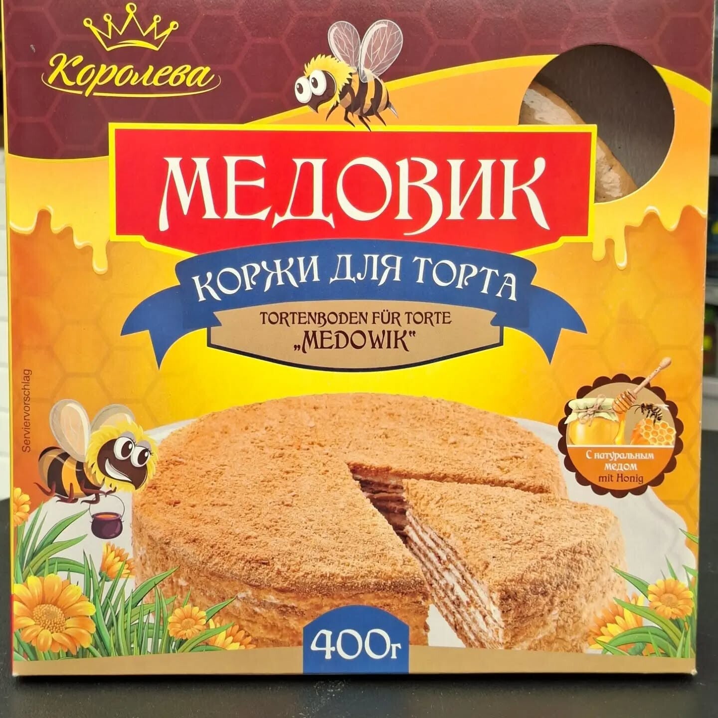Spody do tortu „Medowyk” 400g.