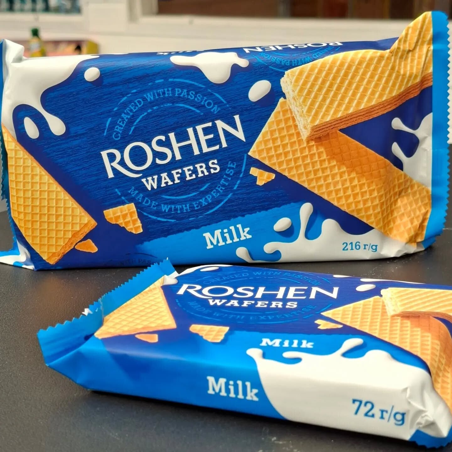 Wafers layered with milk cream 216g