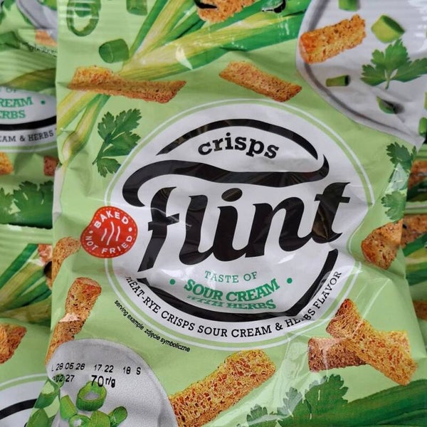 Sucharki Flint "Grzanki" o smaku galaretki z kchanem 70g