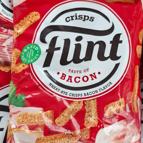 Sucharki Flint "Grzanki" o smaku bekonu 70g