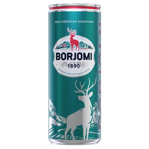 Borjomi 330 ml Naturalnie Gazowana puszka