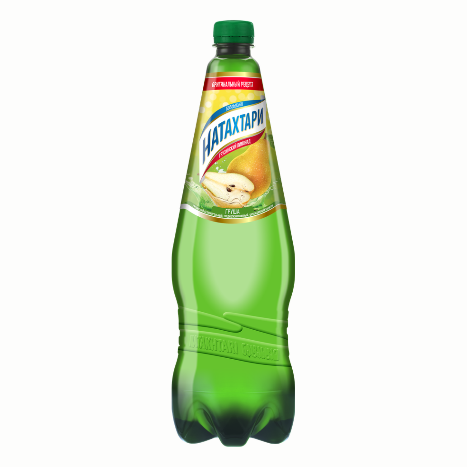 Lemoniada gruzińska Natakhtari bezalkoholowa o smaku gruszki 1 l. PET