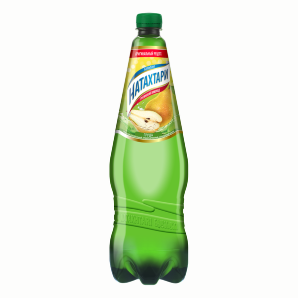 Lemoniada gruzińska Natakhtari bezalkoholowa o smaku gruszki 1 l. PET