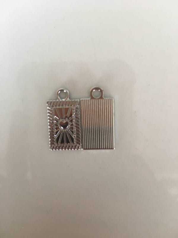 Zilveren Heart Tags B5