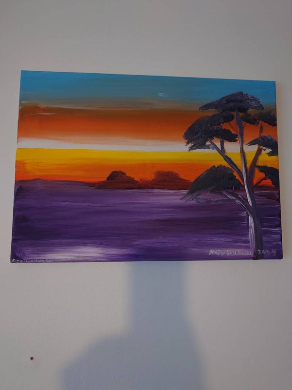 Sunset over Marbella