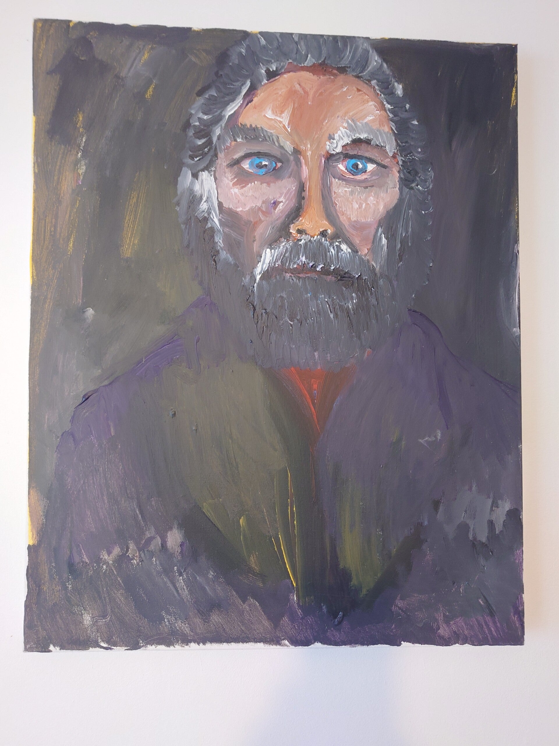 Portrait of an angry man