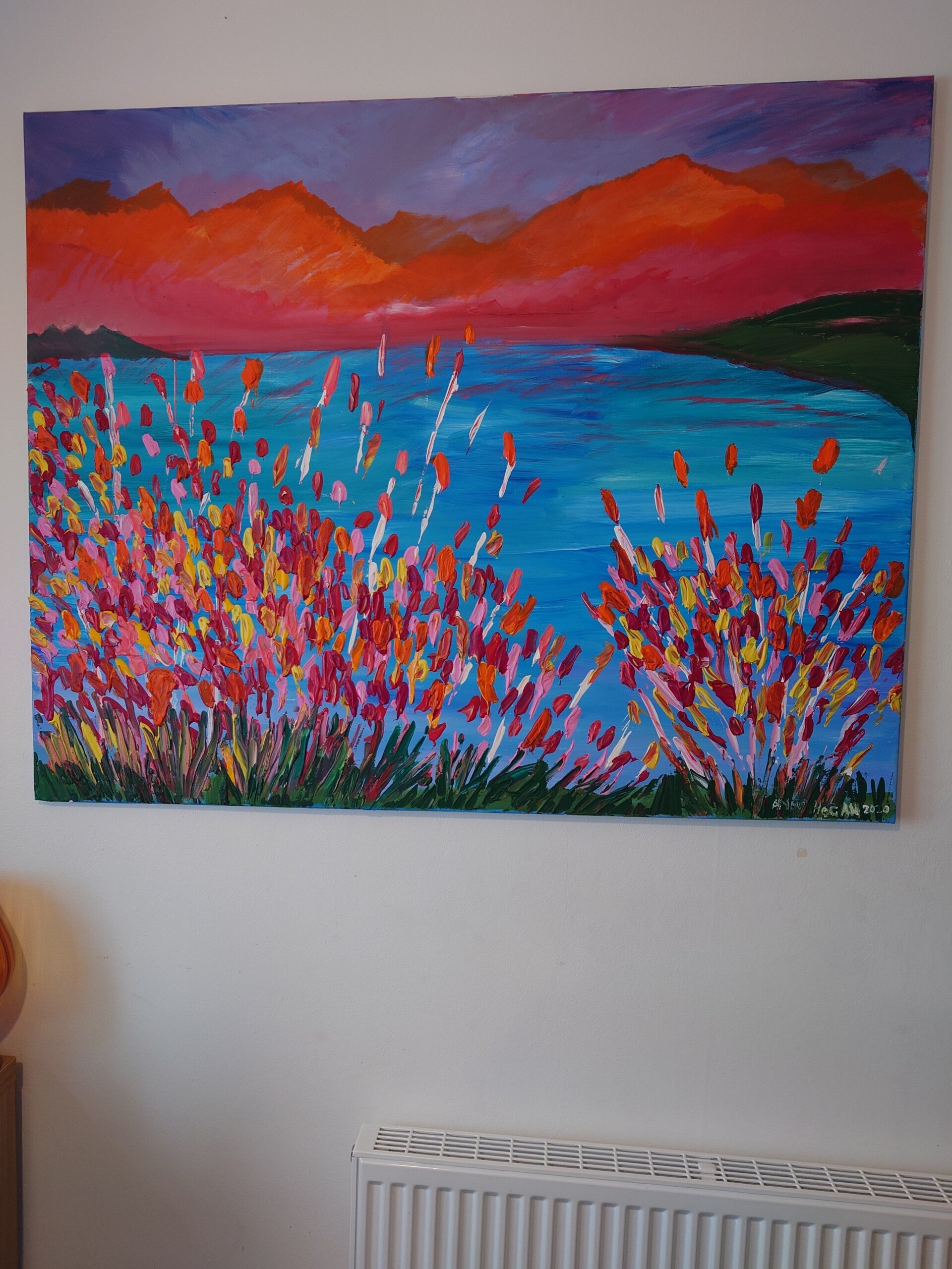 Flowers by the lakes