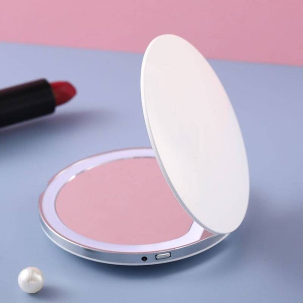 Mini Miroir de Poche Lumineux