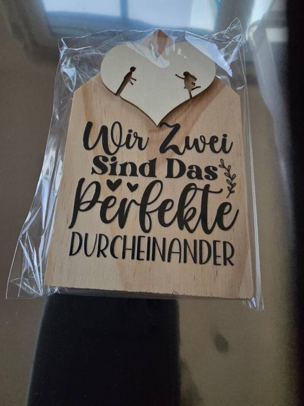 Wir zwei sind das perfekte Durcheinander