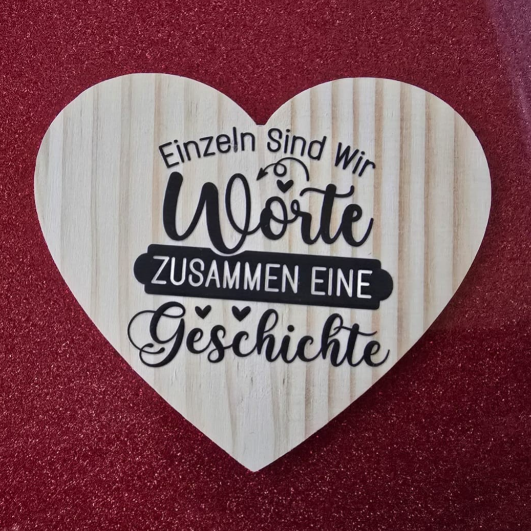 Einzel sind wir Worte, zusammen eine Geschichte